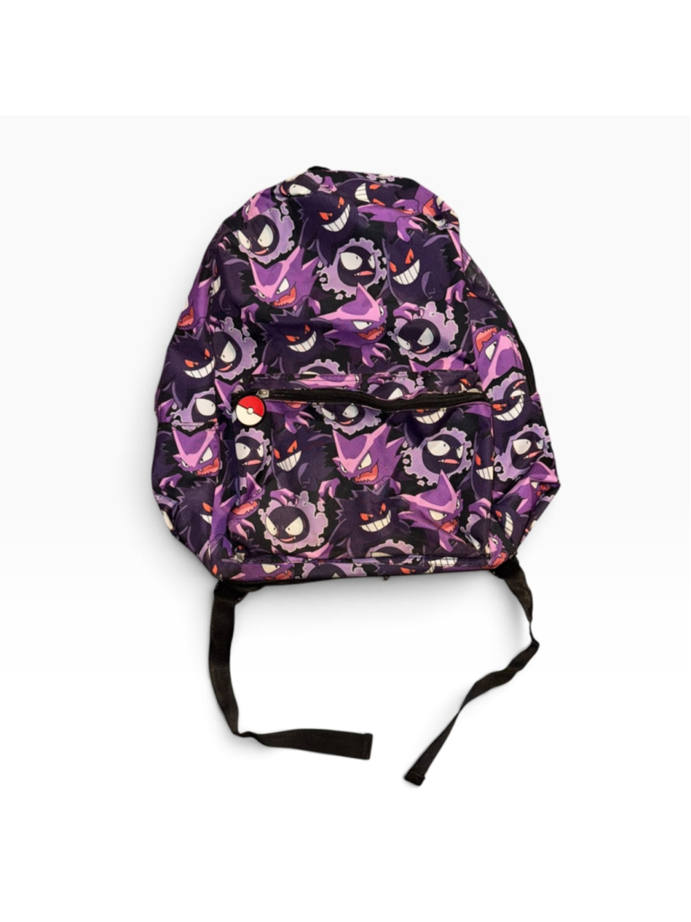 Gengar Pokemon Backpack One Size Purple Black